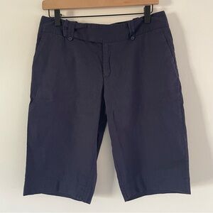 Linen Blend Navy Bermudas Shorts Mossimo Supply Co. Women’s 6